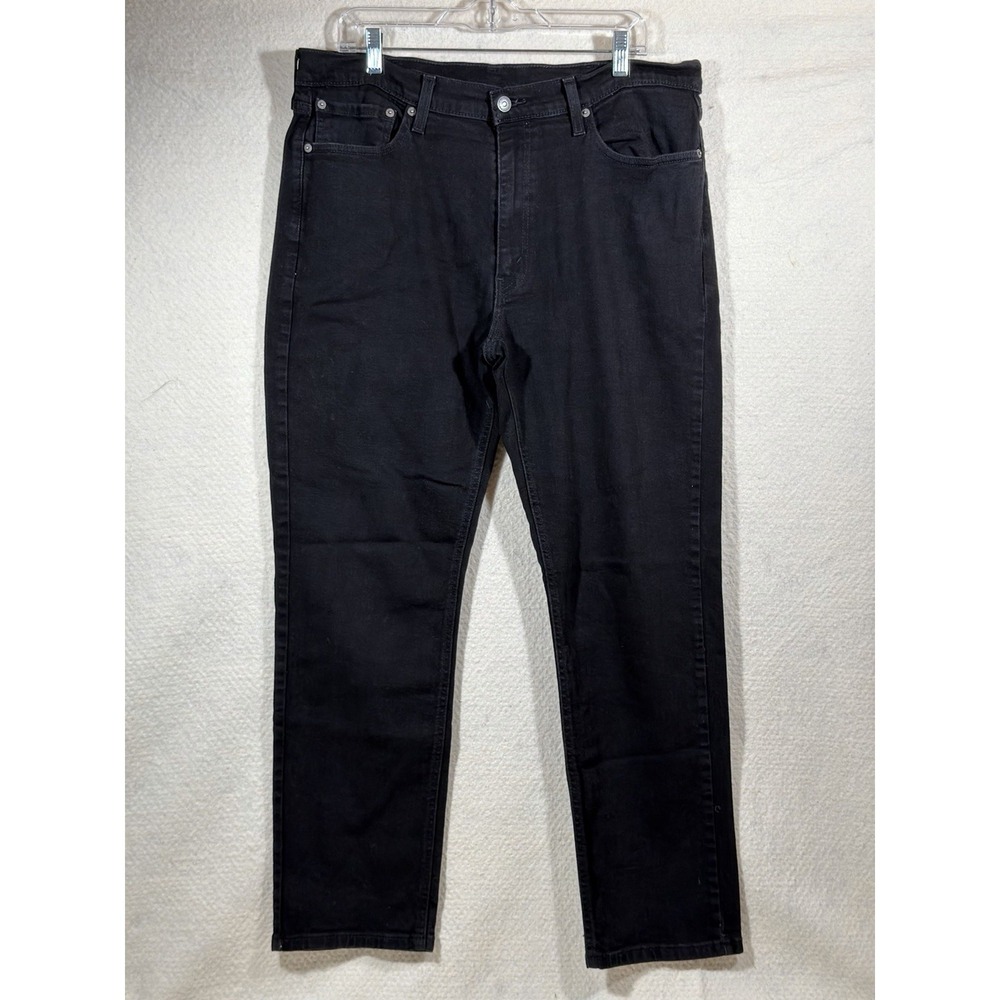 Levis 541 Mens 38x32 Black Athletic Taper Jeans Streetwear Minimalist Denim‎
